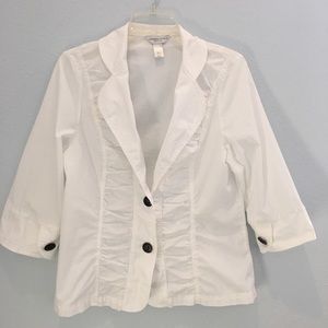 Christopher Banks White summer jacket 3/4 sleeve